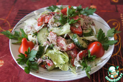 Салат из свежих овощей "Глехурад"