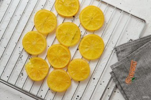Карамелизированные апельсины в шоколаде