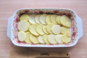 Пеленгас с картофелем в духовке