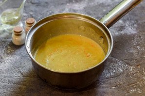 Тыквенный суп с мидиями