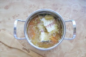 Томатный суп с треской