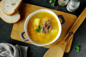 Гороховый суп с карри