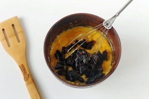 Запеканка из тыквы с черносливом