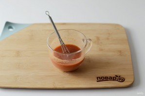 Соевое мясо в томатном соусе
