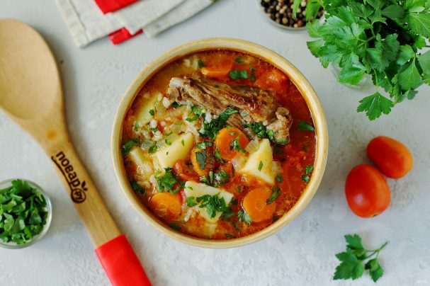 Узбекский рисовый суп