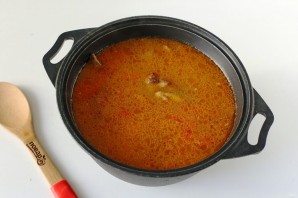Узбекский рисовый суп